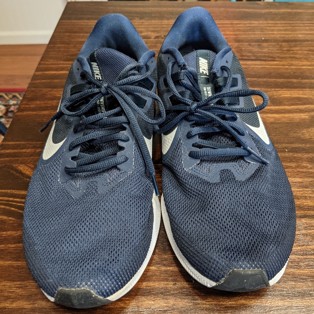 Nike Downshifter Running Shoes - Men's 10 - Navy Blue